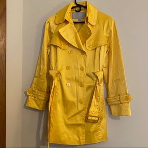Jessica Simpson Yellow Rain Coat Large